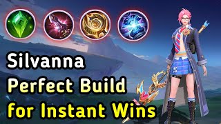 SILVANNA ONE HIT KILL BUILD 2024🔥  Build Top Global Silvanna  MLBB [upl. by Aggappera]