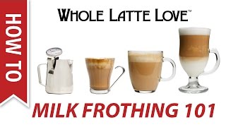 Milk Frothing for Beginners [upl. by Celik]