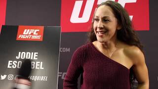 Jodie Esquibel UFC Gdansk Prefight Interview [upl. by Kippy]