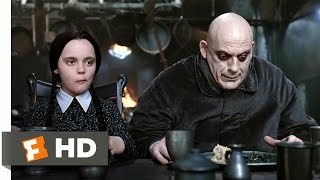 The Addams Family 310 Movie CLIP  Dinner Conversation 1991 HD [upl. by Hna]