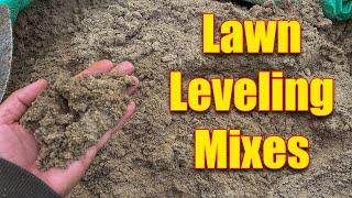 Lawn Leveling Mixes  What to Use When leveling [upl. by Etnud]