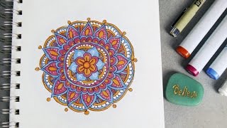 Episode 1 How to Draw Mandalas for Beginners [upl. by Adnawyt369]