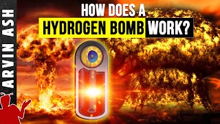 Nuclear Bomb How it Works in detail Atomic vs Hydrogen bomb Hbomb [upl. by Eellah]