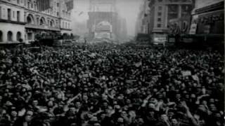 Crowds Celebrate VE Day In Times Square [upl. by Jonas]