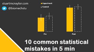 Ten Statistical Mistakes in 5 Min [upl. by Mages]