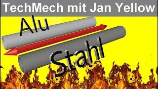 Wie berechnet man die Wärmespannung des eingespannten Rohrs Was ist thermische Dehnung ZD 02 [upl. by Tehcac]