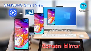 Screen Mirror Samsung Smart View connect to Windows 10 [upl. by Jago]