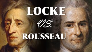 Locke vs Rousseau Social Contract Philosophers Compared [upl. by Grieve438]