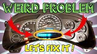 ✅ HOW TO 20032006 GM Chevy Silverado Cluster Weird Problem Repair [upl. by Irbua306]