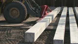 Precast concrete piles  Vroom Foundation Technology [upl. by Mahda]