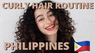 3A3B Curly Hair Routine  PHILIPPINES [upl. by Carlynn]