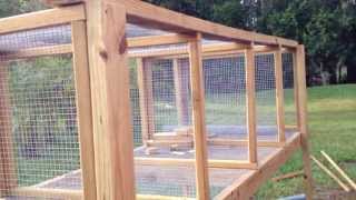 HOW TO BUILD A RABBIT HUTCH Part 1 [upl. by Tenaej]