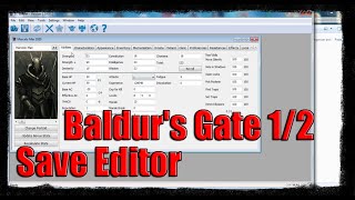 Baldurs Gate  Save Editor [upl. by Katonah971]