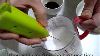 How To Make Latte Art with Mini Milk Frother [upl. by Dud191]