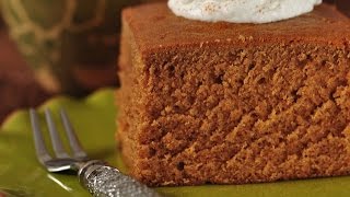 Gingerbread Cake Recipe Demonstration  Joyofbakingcom [upl. by Analiese]