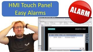 TIA Portal HMI Easy Alarms [upl. by Schilt]