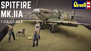 Revell Supermarine Spitfire MkIIa 132 scale [upl. by Hareehahs]