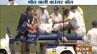 Australian Cricketer Phillip Hughes Dies Being Hit by Ball During Match [upl. by Joannes893]