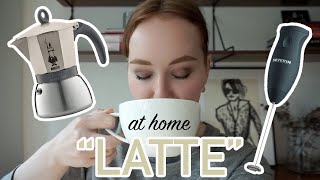 HOW TO MAKE A quotLATTEquot AT HOME moka pot  frother [upl. by Diva]