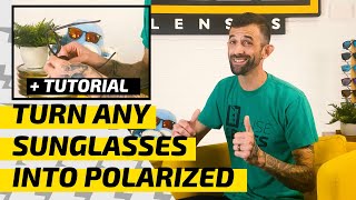 How to Turn Normal Sunglasses Into Polarized  Lens Replacement Tutorial [upl. by Jessica]