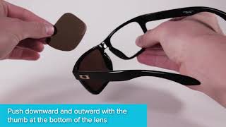 How to Replace Oakley Holbrook Sunglass Lenses [upl. by Alphonse]