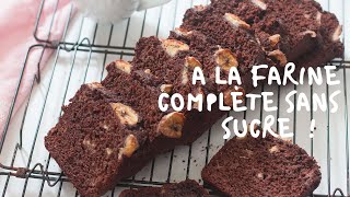 Pain à la banane et au chocolat sans sucre [upl. by Baxie]