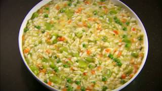 Marco Pierre White recipe for Spring Veg Risotto [upl. by Nasar]