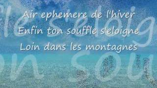 Caresse sur LOcean Lyrics [upl. by Ades]