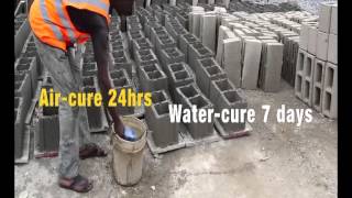 EPISODE 3 How to Make a Standard Cement Block [upl. by Pardoes719]