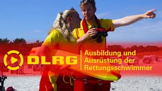 DLRG  Ausbildung und Ausrüstung der Rettungsschwimmer [upl. by Ludovika23]