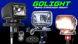 Golight Remote Control Boat Light  GL21106E  6 inch stanchion  Perko Mount [upl. by Nodla]