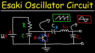 Single Transistor Esaki Oscillator Circuit [upl. by Eniac]