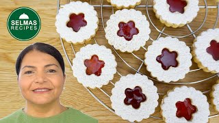 Linzer Plätzchen Rezept  Spitzbuben Rezept  Kekse 🎄🎁 [upl. by Aneri265]