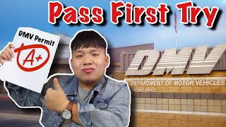 How To Pass Your DMV Written Permit Test 2023 First Try [upl. by Shotton522]