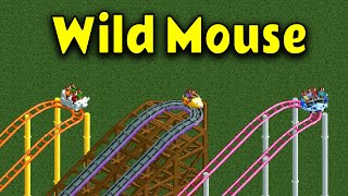 RCT2 Ride Overview  Wild Mouse [upl. by Pellegrini188]