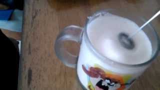 Aerolatte Review Frothing Cold Milk In Under 1 Minute [upl. by Odnama486]