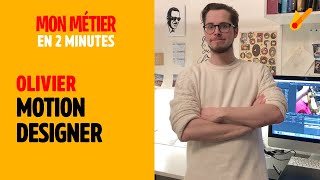 Motion designer  Mon métier en 2 minutes [upl. by Rialb]