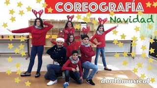 Baile de Navidad para niños Coreografía muy fácil DONLUMUSICAL [upl. by Ahsinit]